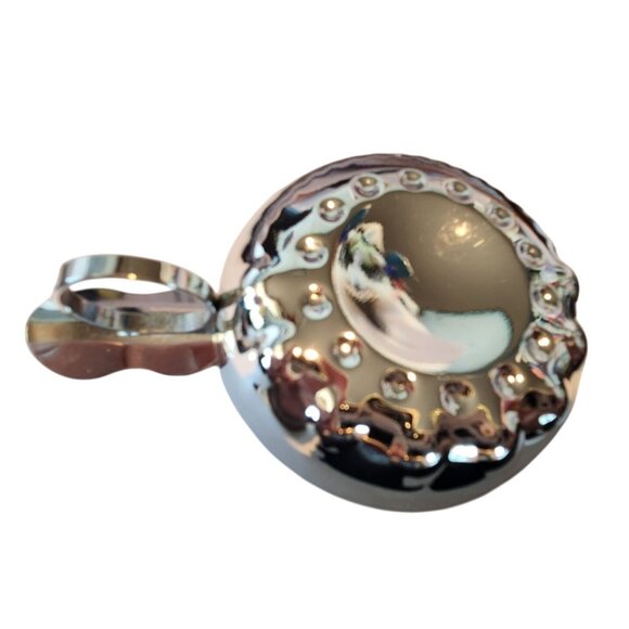 Sommeliers tasting cup A shallow, silver tastevin traditionally for winemakers - Picture 3 of 9